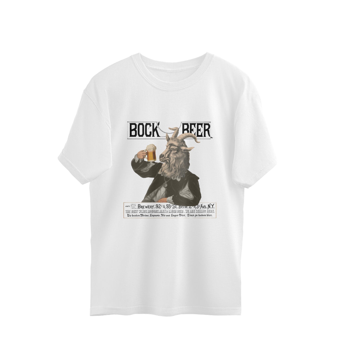 Original Bock Beer T-Shirt (Baggy Boombastic Fit)