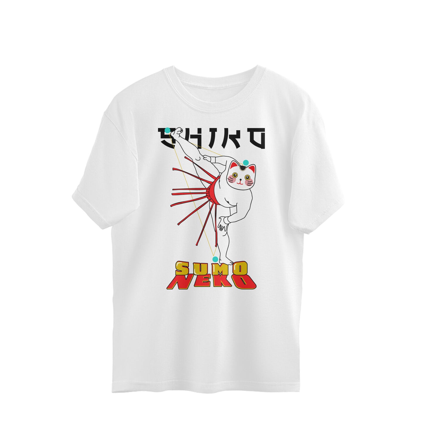 Sumo Neko T-Shirt (Baggy Boombastic Fit)