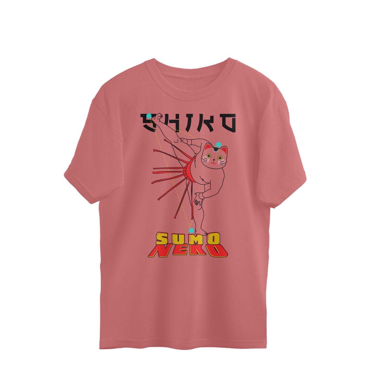 Sumo Neko T-Shirt (Baggy Boombastic Fit)