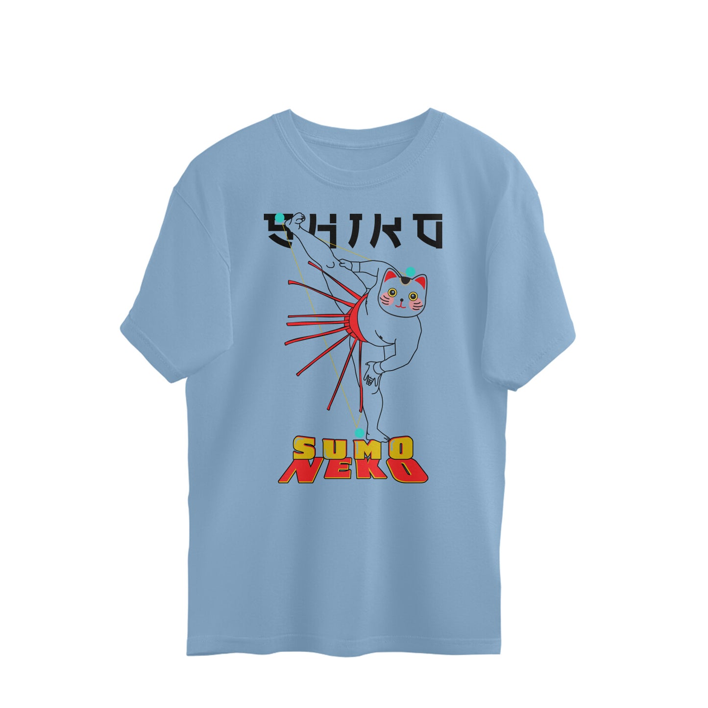 Sumo Neko T-Shirt (Baggy Boombastic Fit)