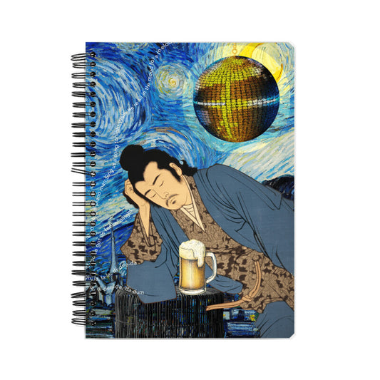 Starry Night Disco Light Norm-Core NoteBook