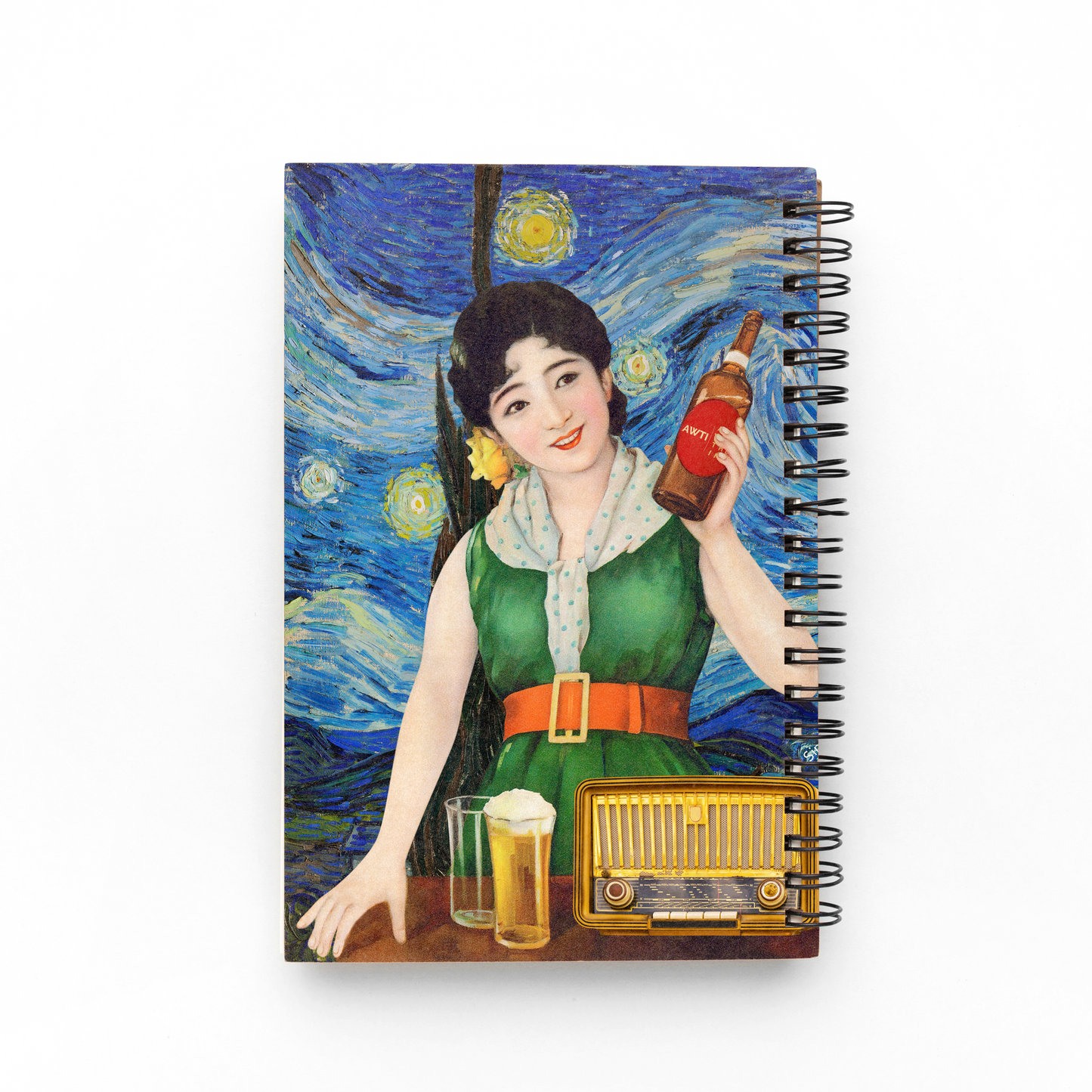 Starry Night Disco Light Norm-Core NoteBook